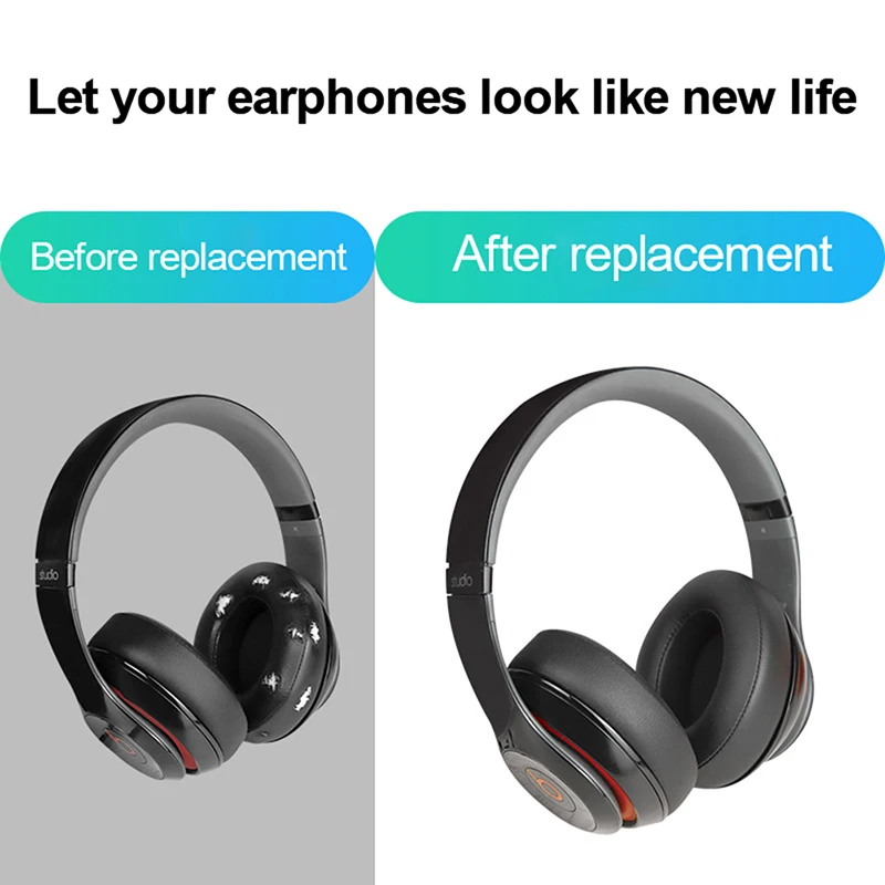 1 Çift Yedek Kulak Sony WH İçin Yastık Kafasını Yastıkları-CH710N Kulaklık kulak içi yastığını Sony Onarım Bölümü Kulak Yastıkları Kulaklık  Görüntü 2
