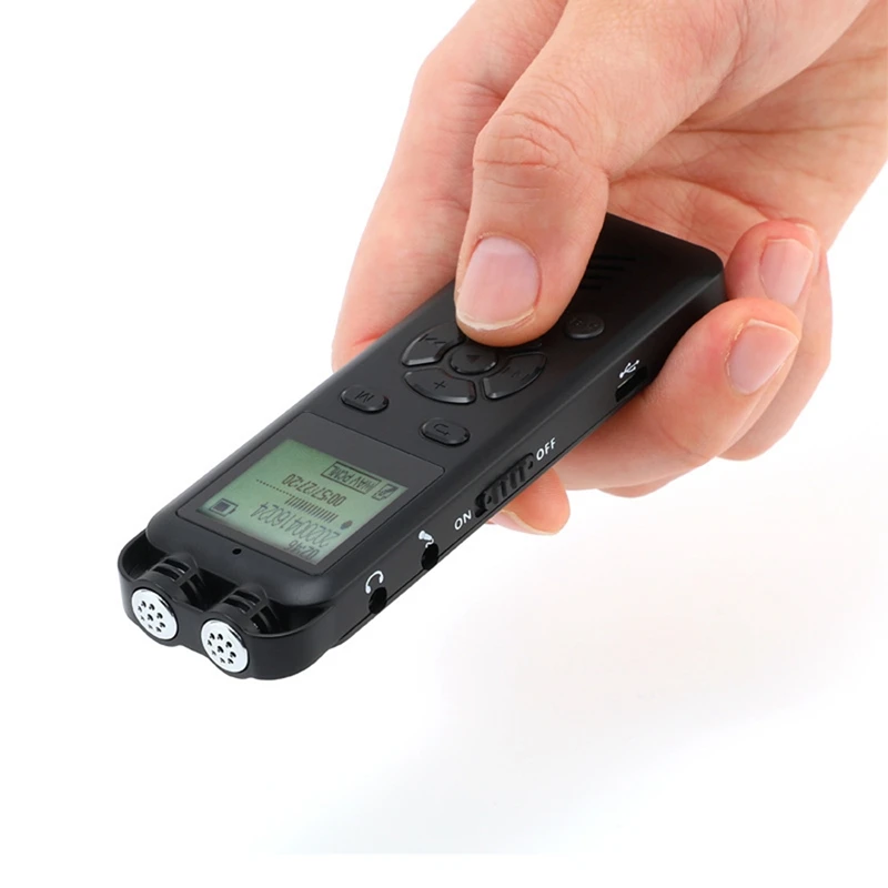 16GB Mini Denoise Telefon kayıt kalemi USB Profesyonel Kulaklık Dijital Ses Kaydedici WAV, MP3 Çalar Görüntü 5