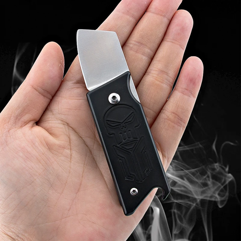 2022New Taşınabilir Survival EDC Gadget Anahtarlık Kolye Açık Katlanır Bıçak Mini Katlanır Bıçak şişe açacağı hayatta kalma bıçağı Görüntü 2