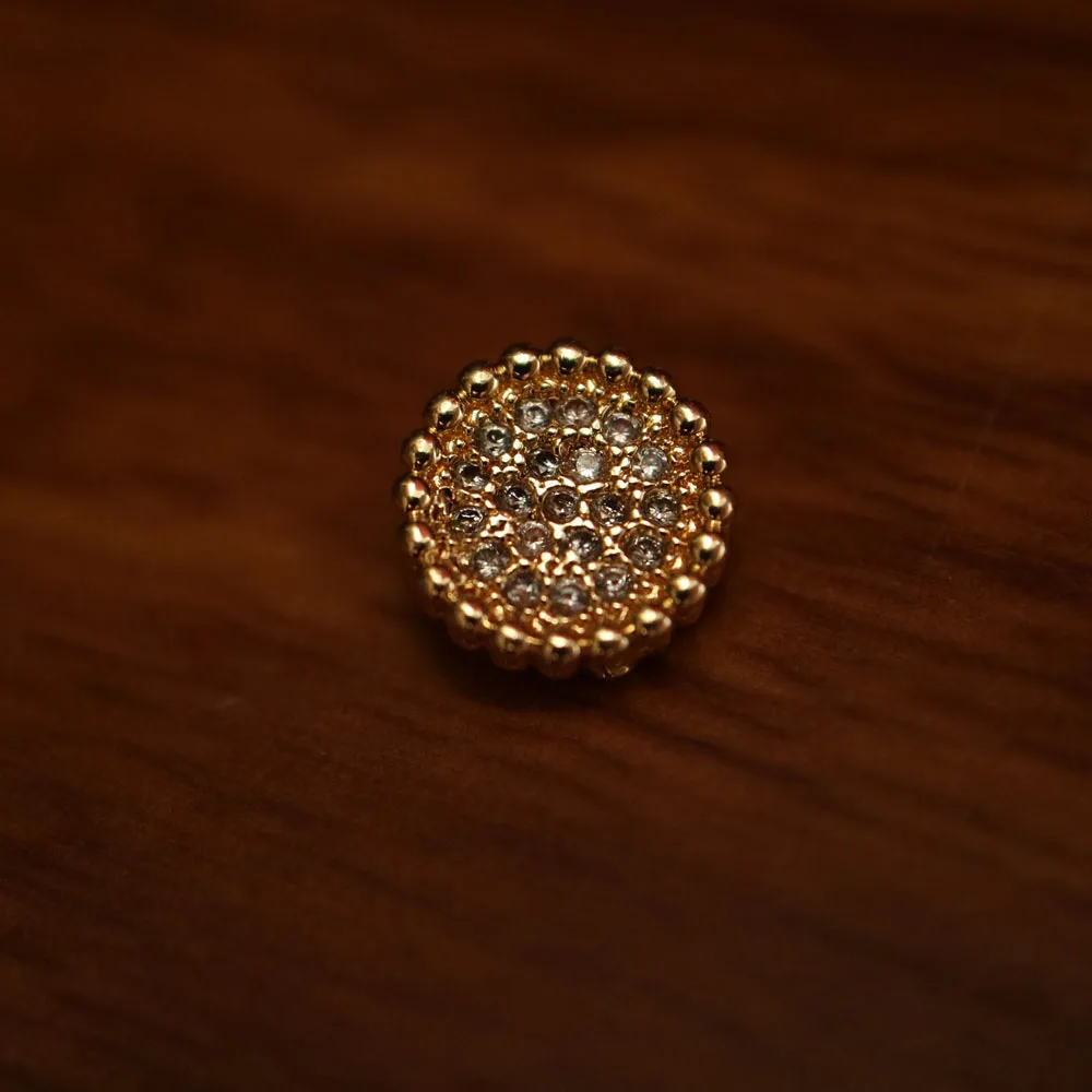 5 adet/grup DIY kristal düğmeler giyim için Kübik zirkonya düğmesi ceket Dekoratif CZ dikiş düğmeleri kaşmir hırka Görüntü 3