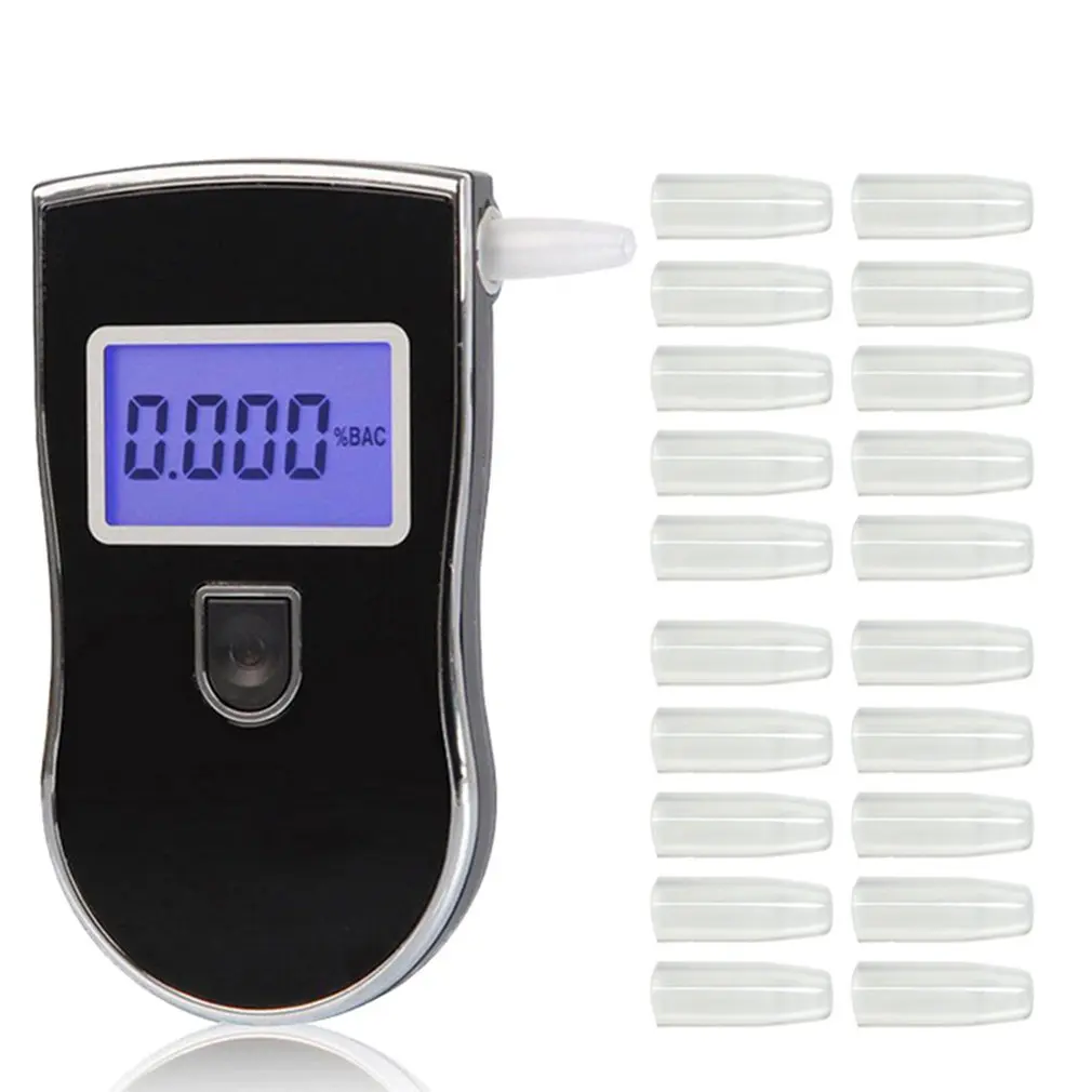50 Adet Dayanıklı Ağızlıklar AT-818 Nefes Alkol Test Cihazı Breathalyzer Dijital Breathalyzer erkek Üfleme Nozulları Ağızlıklar Görüntü 2