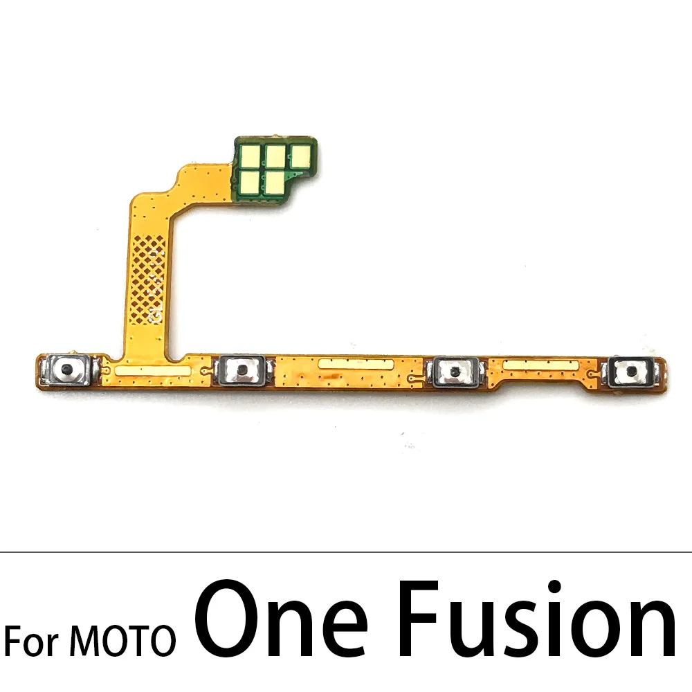 50 Adet, ses Düğmesi Güç Açma Kapama Düğmesi Flex motorola kablosu Moto G5 G6 G4 G8 G7 G9 Artı Oyun Güç Lite Bir Hiper Görüntü 5