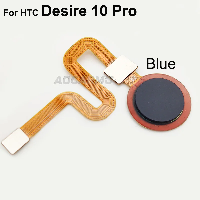 Aocarmo HTC Desire 10 Pro İçin Ev Düğmesi Parmak İzi Sensörü Dokunmatik KİMLİK Flex Kablo Değiştirme Görüntü 3