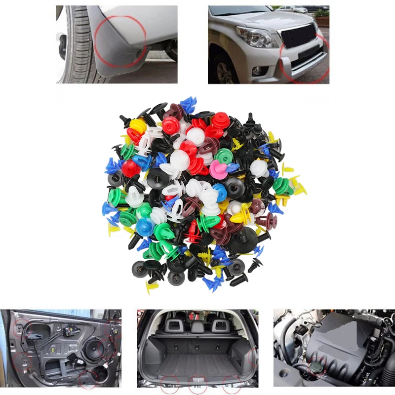 araba Raptiye Rastgele Karışık Tampon Klipler Tutucu Honda CR-V CRV 2012 2013 2014 2015 Yeni Krom Kapı Görüntü 1