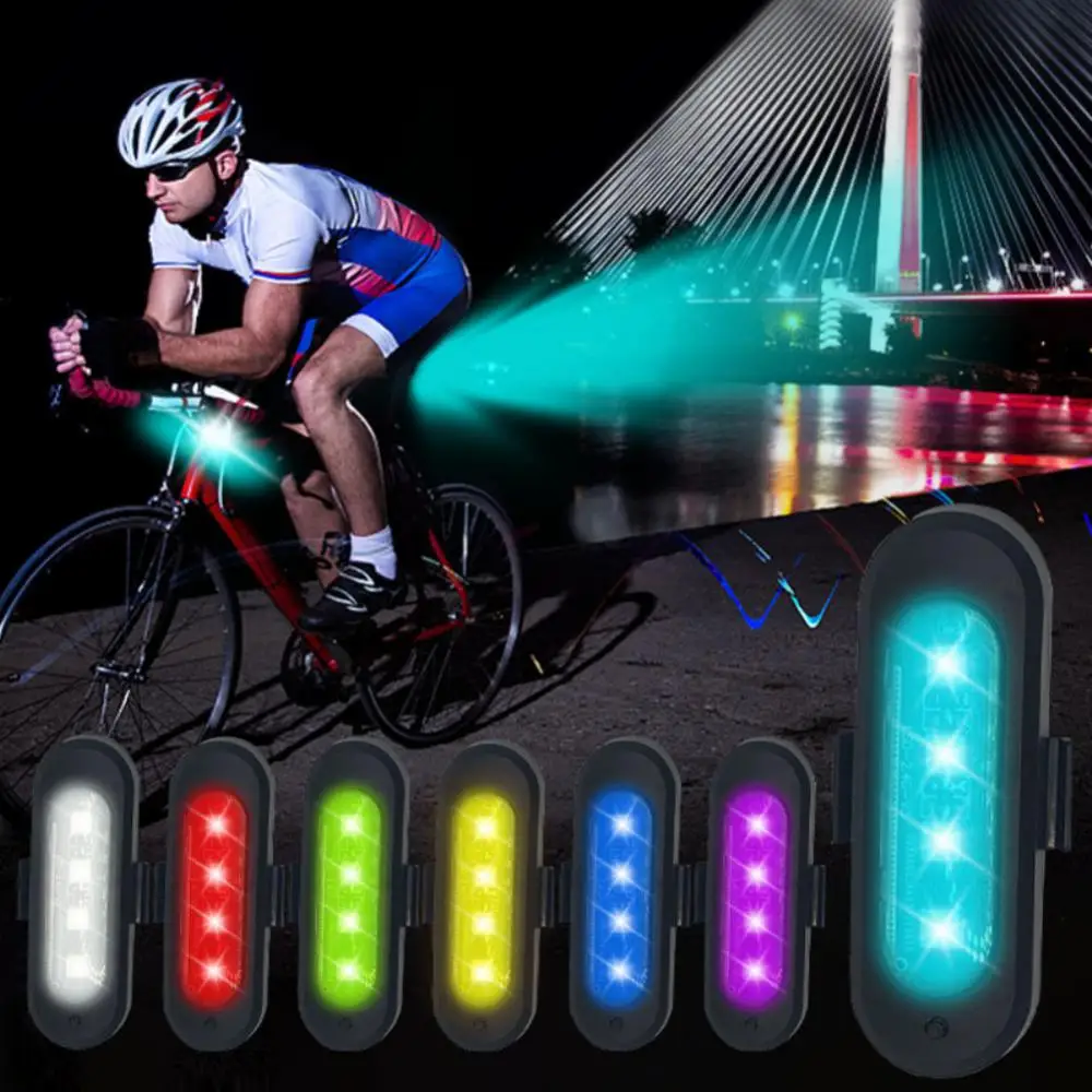 Bisiklet ışık USB LED şarj edilebilir MTB yol bisikleti ışıkları Elektrikli Uzaktan kumanda dört modları lümen bisiklet ışığı sürüş donanımları Görüntü 1