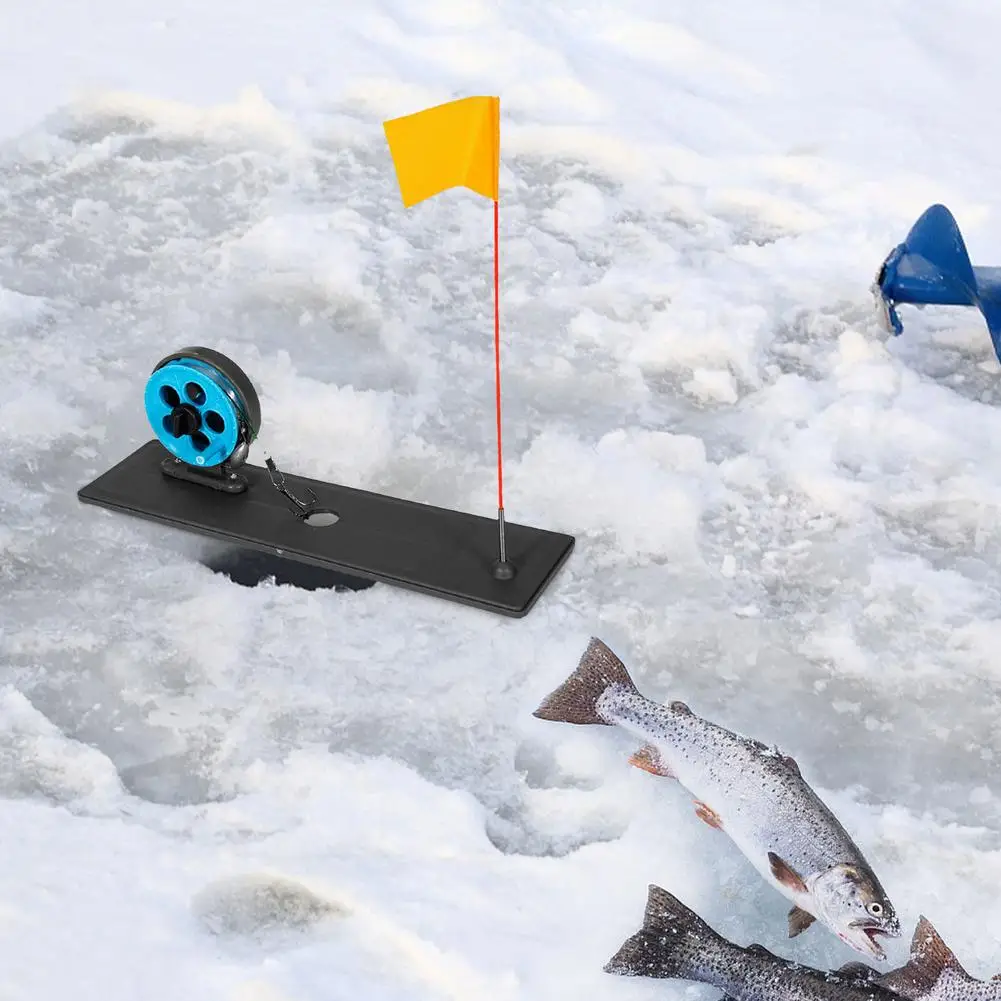 Buz Olta İpucu-up Otomatik Buz Olta İpucu Up Bayrak İşaretleyici İle Taşınabilir Kış Balıkçılık Aksesuarları Erkekler Ve Kadınlar İçin Görüntü 1