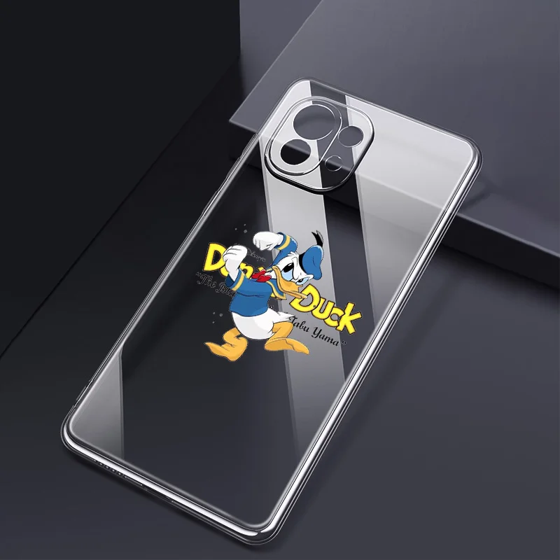 Disney Minnie Mouse Aşk Sevimli Xiaomi 9 10S 10T 11T 11i 12 12X Mi Not 10 Pro Lite Ultra Şeffaf Cam Yumuşak telefon kılıfı Görüntü 4