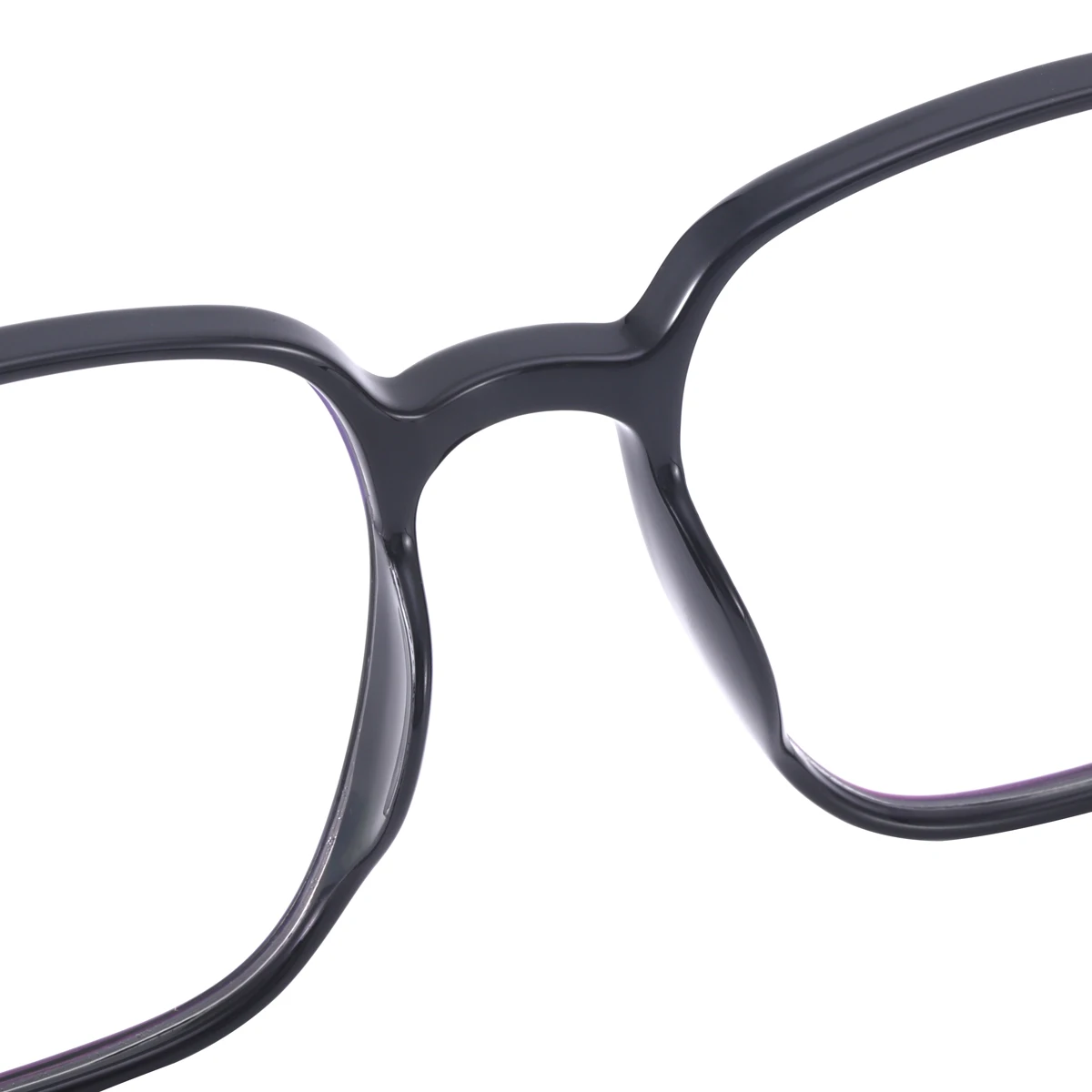 Erkekler ve Kadınlar TR90 Büyük Boy Gözlük Hafif Kare Tam Jant Gözlük Çerçevesi Reçete Lensler Miyopi Okuma Görüntü 2