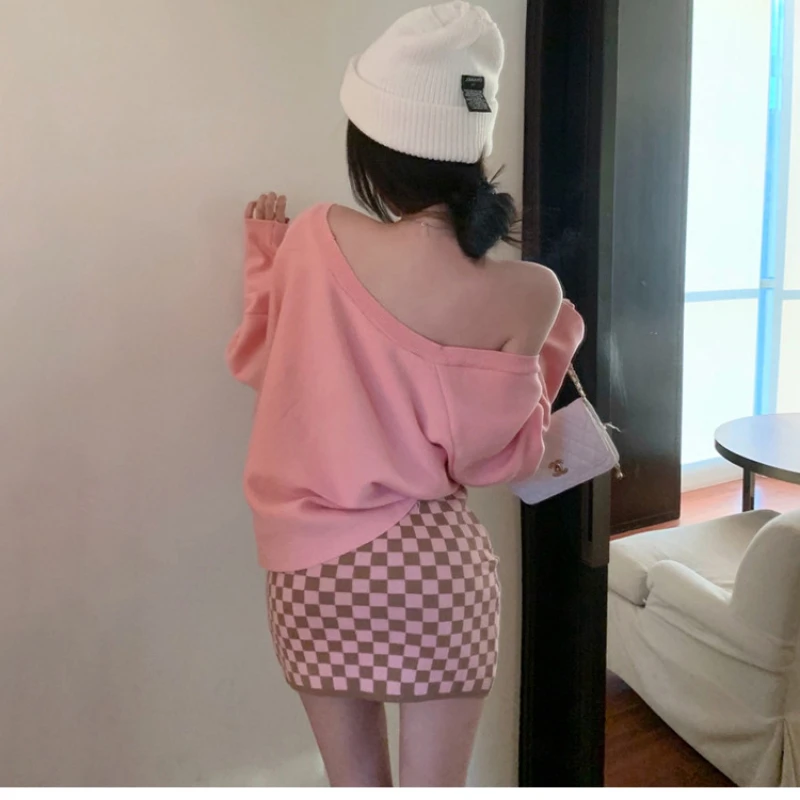 İlkbahar ve Yaz Dama Tahtası İnce Kısa Bölüm Kol Seksi Elbise Halter Boyun Askı kadın Örme Elbise Backless Traf Görüntü 2