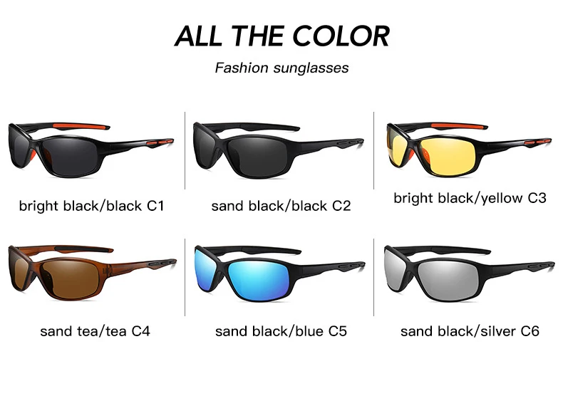 JackJad Moda Açık Spor Balıkçılık Sürüş Tarzı Polarize Gözlük Güneş Gözlüğü Erkekler Kadınlar İçin Marka Tasarım güneş gözlüğü 511 Görüntü 5