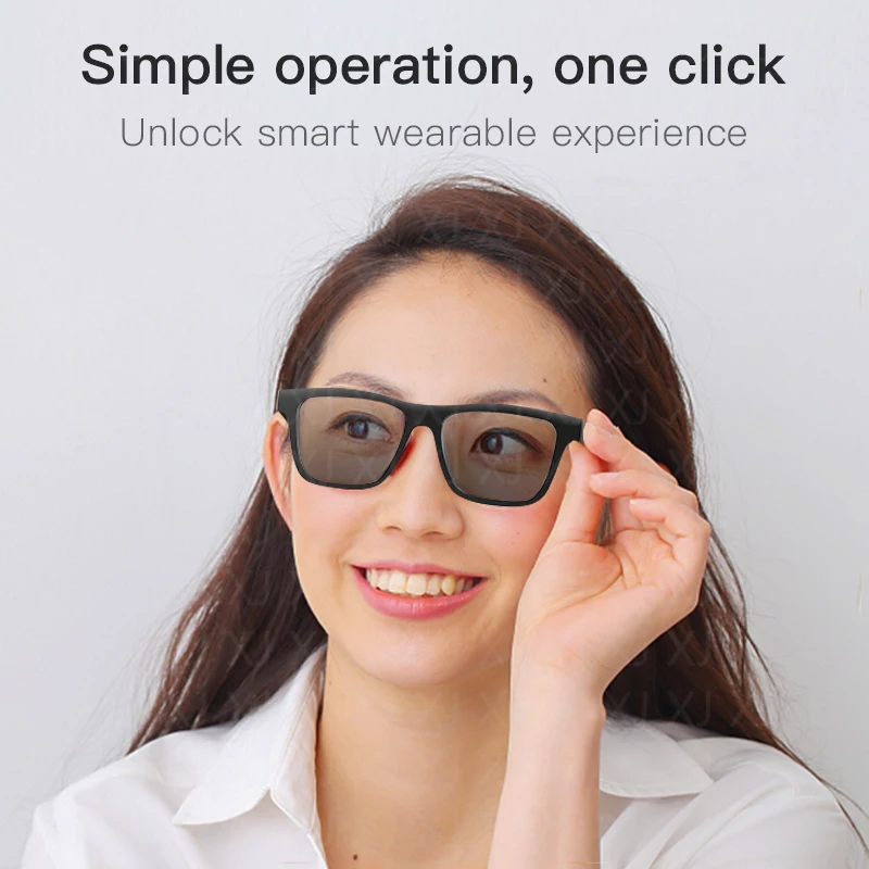 Lenovo Xiaomi 2022 Akıllı Gözlük Sürüş Güneş Gözlüğü Müzik Dinleme Bluetooth Ses Gözlük Bluetooth Kulaklık Kablosuz Earb Görüntü 3