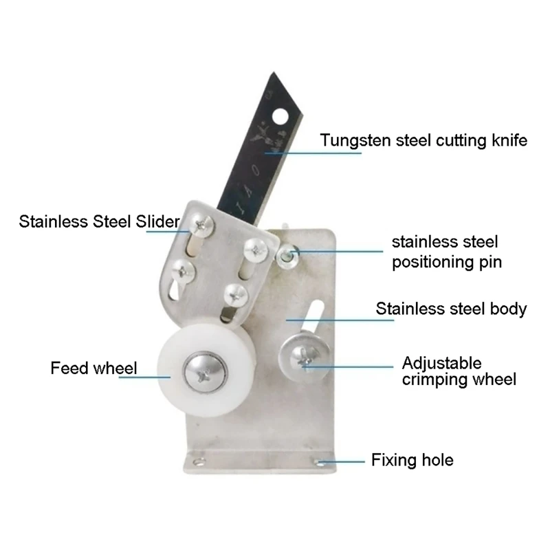 Manuel Tel Sıyırma Makinesi 3 Tungsten çelik bıçaklar Hurda Kablo Soyma Makinesi Küçük Tel Stripper El Aleti Görüntü 3
