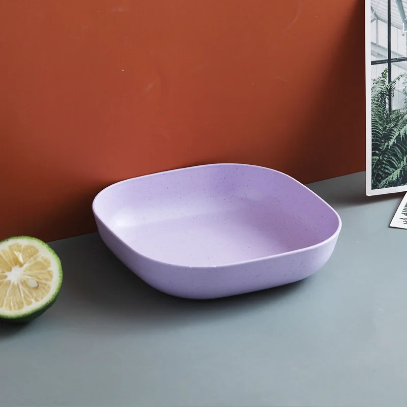 Meyve tutucu tabak ve yemek takımları atıştırma tabağı Hediyeler Kahvaltı Tepsisi atıştırma tabağı Sofra Seti Plaka plastik tabaklar Tükürmek Kemik Çanak Görüntü 5