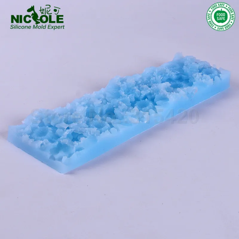 Nicole El Yapımı Silikon Çiçek Mat Sadece D0019 ve D0020 Silikon Loaf Sabun Kalıp İçin Kullanılan Görüntü 2