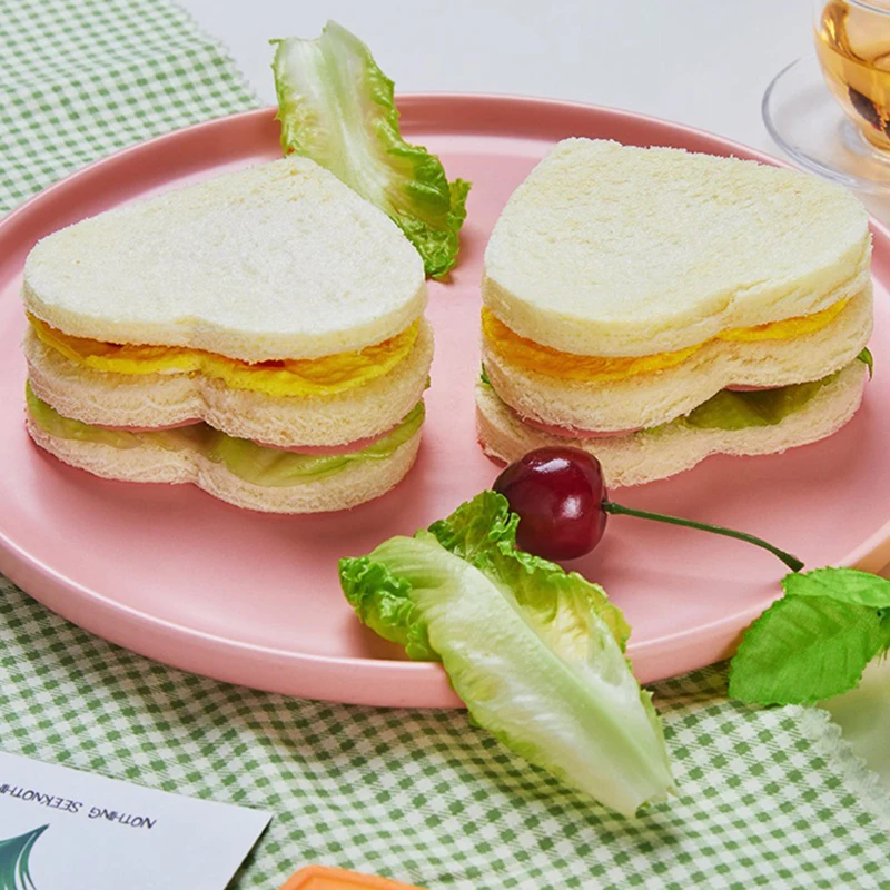 Sandviç Kesici Ve Mühürleyen Seti Çocuklar İçin DIY Gıda Çerez Maker Kalıp Mutfak Aracı Malzemeleri Çocuklar İçin Görüntü 4