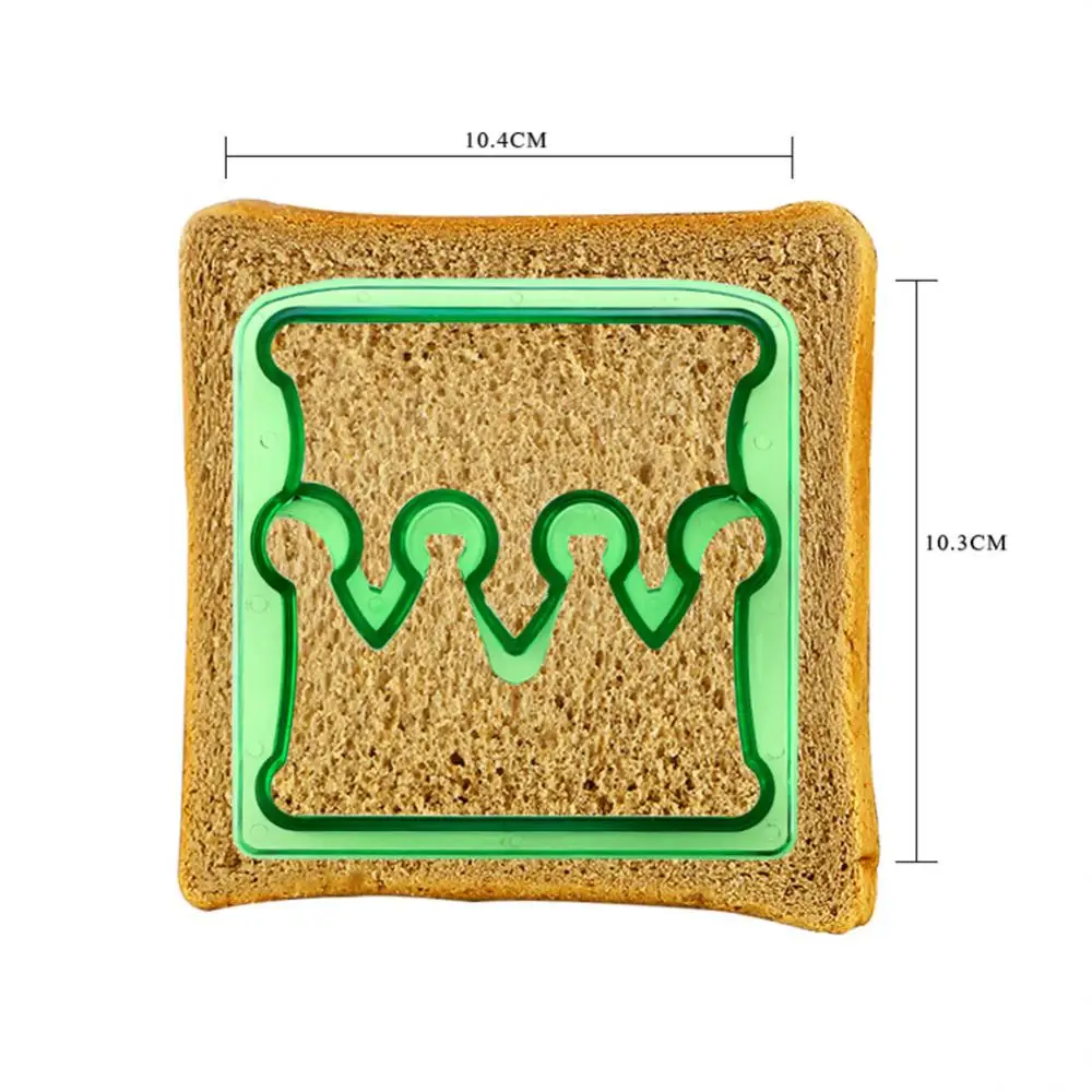 Sandviç Tost Çerez Plastik Kalıp Ekmek Kalıp Kesici Yaratıcı Sevimli Yıldız Hayvanlar Şekil Kahvaltı Kesme Kalıp Pişirme Araçları Dekor Görüntü 5