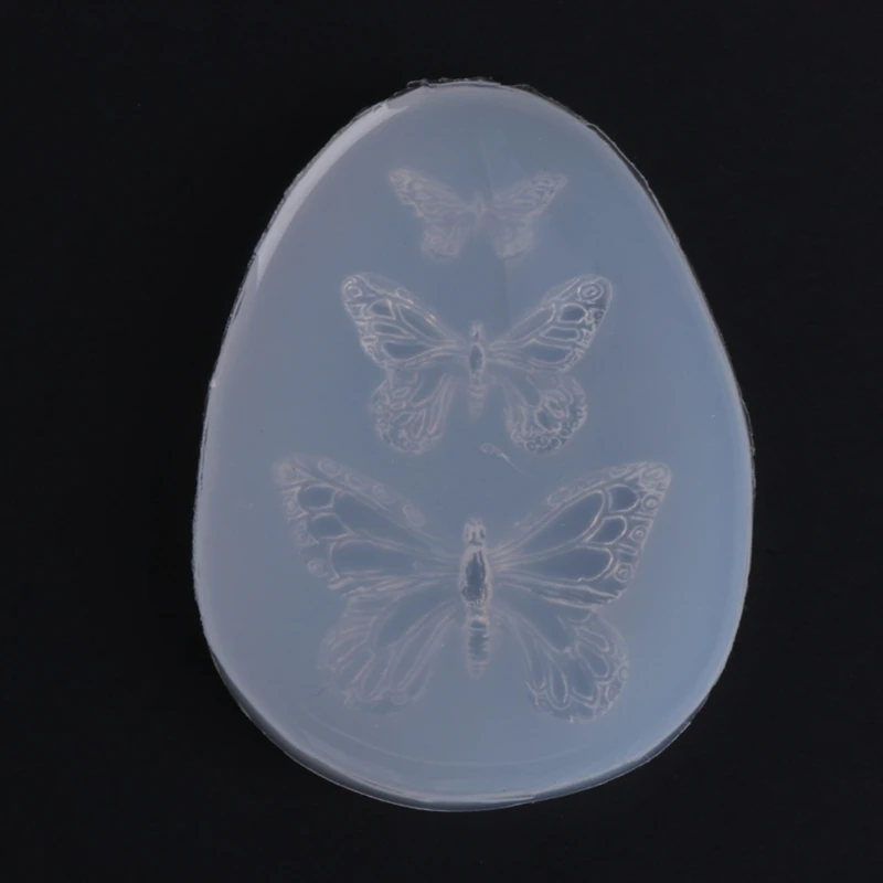 Sevimli kelebek Şekli Epoksi Reçine Kalıp Sevimli Anahtarlık Kolye UV Reçine Kalıpları Görüntü 3