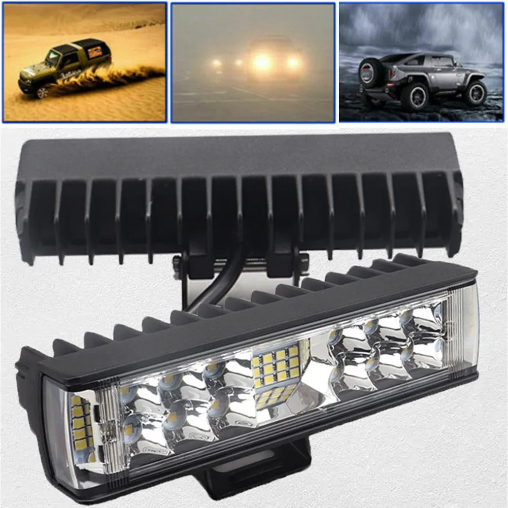 Sis Lambası LED çalışma Spot ışık araba kamyon Beyaz ayarlanabilir braket döküm Alüminyum Gövde Sis Lambası Far 120W 5.9 A Görüntü 2