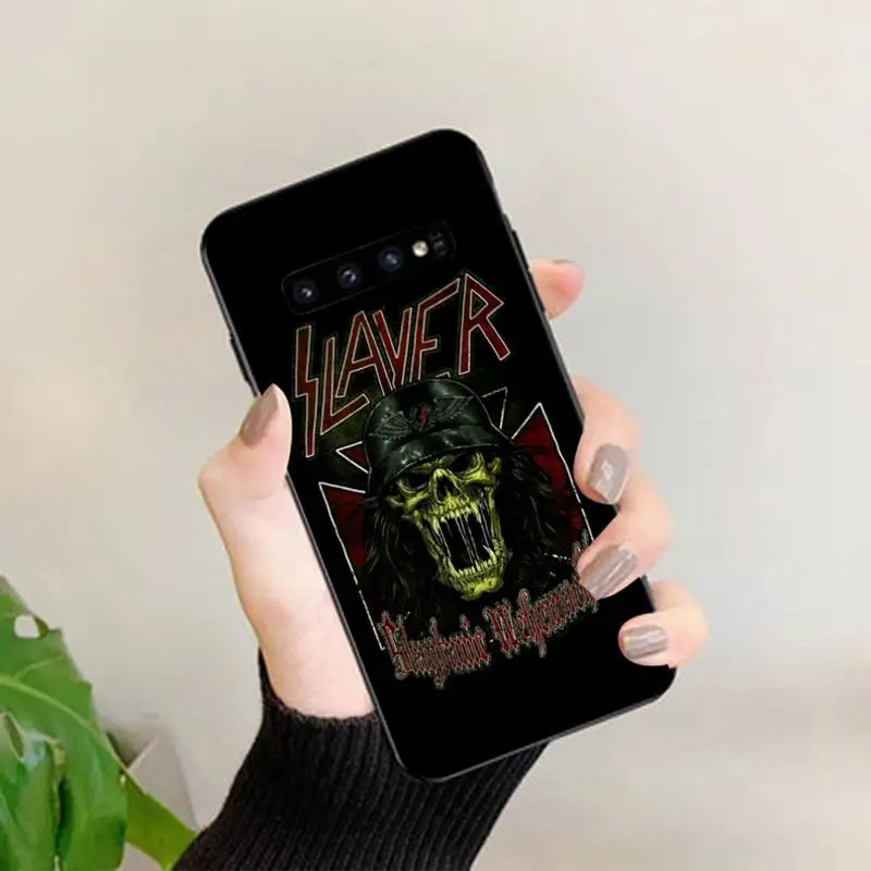 Slayer Ağır Metal Rock Grubu Telefon Kılıfı için Samsung S20 lite S21 S10 S9 artı Redmi için Note8 9pro için Y6 kapak Görüntü 2