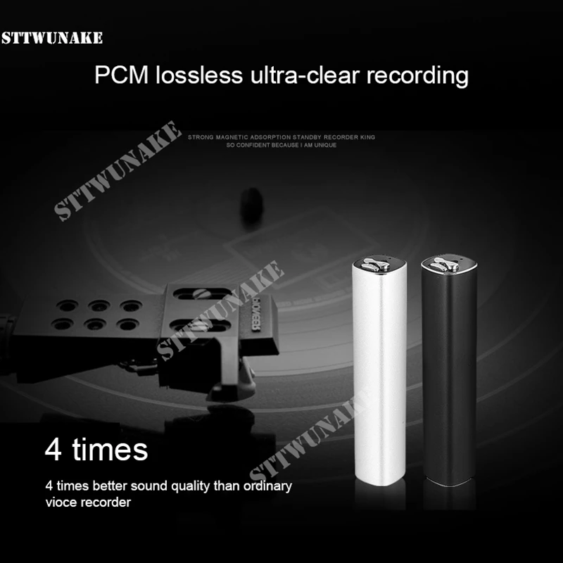 STTWUNAKE Ses kaydedici 600 saat kayıt Manyetik ses Kulaklık ses mini usb profesyonel dijital mikro Sürücü uzun süre Görüntü 4