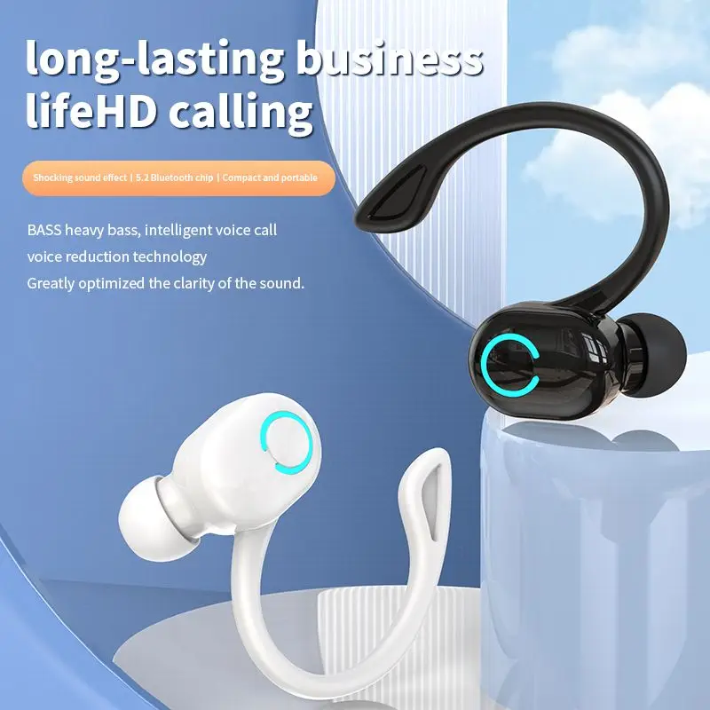 TWS kablosuz kulaklık Bluetooth 5.2 S10 Kulaklık İş Kulak Kulakiçi Mini Handsfree mikrofonlu kulaklık Müzik XİAOMİ İçin Görüntü 2