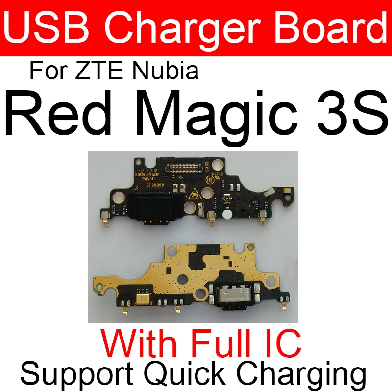 USB Şarj Kurulu ZTE Nubia Kırmızı Sihirli 3 3S Mars X NX616J NX619J NX629J Kırmızı Şeytan NX609J USB şarj doku Kurulu Onarım Parçaları Görüntü 3