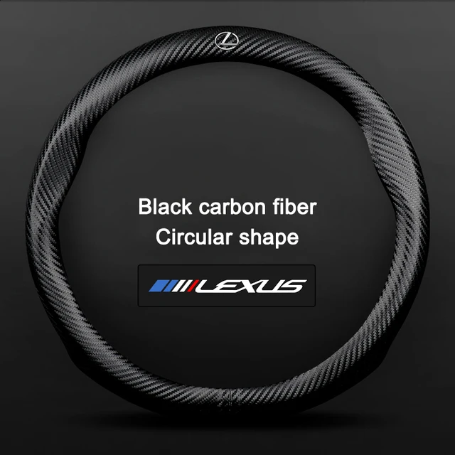 Uygulanabilir Lexus Es200es300 Rx300 nx200 es240ct200h karbon fiber direksiyon kılıfı Görüntü 4