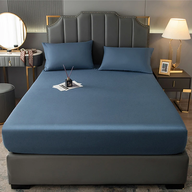 WOSTAR Su Geçirmez yatak örtüsü kraliçe king-size çift kişilik yatak çarşafı elastik çarşaf koruyucu ped 90/120/140/150/180/200cm Görüntü 5