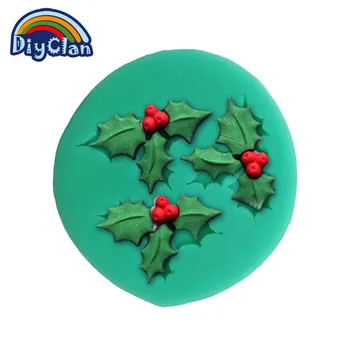 Kek Standı Bakeware Noel Ağacı Yaprakları kek kalıpları Noel dekorasyon Fondan formu Çikolata sabun kalıbı Araçları F0311YZ35 1