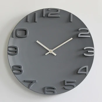 Büyük Kuvars duvar saati Modern Tasarım Saatler 3D Duvar Saati Avrupa Tarzı Asılı Ev Dekor Ofis Oturma odası İçin Moda Hediye