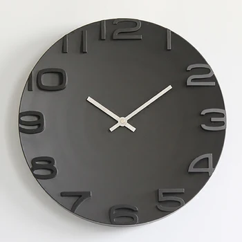 Büyük Kuvars duvar saati Modern Tasarım Saatler 3D Duvar Saati Avrupa Tarzı Asılı Ev Dekor Ofis Oturma odası İçin Moda Hediye 2