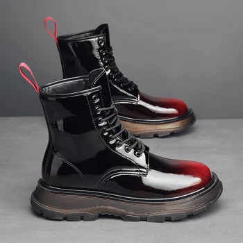 Qianruiti Erkekler Siyah Kahve Deri Dikişli Derby Ayakkabı Lace Up Flats Ofis Iş Elbise Ayakkabı Moda erkek ayakkabısı Büyük boy 46 satın almak online | Ayakkabı / Birebiregitim.com.tr 11