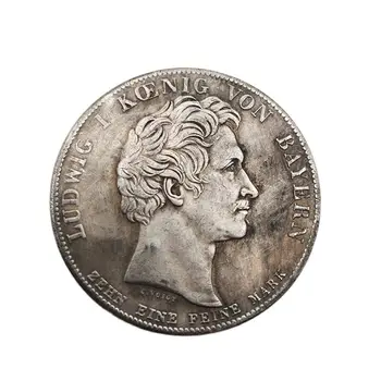 1832 Almanya hatıra parası Koleksiyonu Hediyelik Eşya Ev Dekorasyon El Sanatları Masaüstü Süsler Portre Desenalman Paraları 2