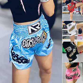 Rahat Boks kısa pantolon İnce Boks Şort Aşınmaya dayanıklı Muay Thai Kordon Tasarım Kickboks Şort Yüksek Elastikiyet 2