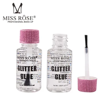 Miss Rose Glitter Tutkal Göz Dudaklar Yüz Vücut Toz Pırıltılı Tutkal Su Geçirmez Çabuk Kuruyan Anti-Duyarlı Parlak Özel Tutkal 2