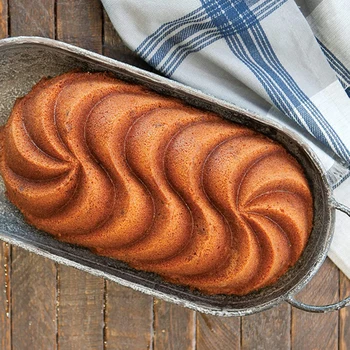 Klasik Girdap Ekmek Loaf Pan İskandinav Tasarım silikon kalıp Metal Takviyeli Çerçeve Güvenli Tost Pişirme Formları Tepsi Mutfak Bakeware 1