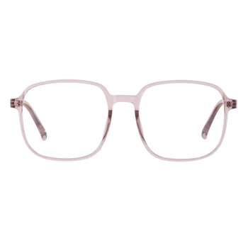 Erkekler ve Kadınlar TR90 Büyük Boy Gözlük Hafif Kare Tam Jant Gözlük Çerçevesi Reçete Lensler Miyopi Okuma 2