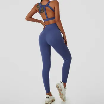 Yoga Seti Spor Giyim Dikişsiz Spor Takım Elbise Spor Seti egzersiz kıyafetleri Kadınlar İçin Takım Elbise Spor Spor Sutyeni Yoga Pantolon Eşofman 1