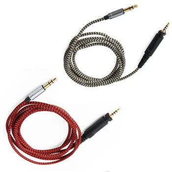 Naylon Örgülü Kulaklık Kablosu Ses Kablosu Kabloları Shure SRH440 SRH840 SRH940 DJ750 Aşırı kulak Kulaklık 1.2 m / 3.94 ft