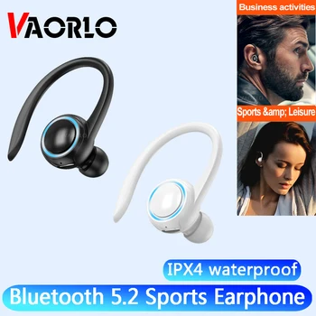 Yeni İş Kulaklık Bluetooth 5.2 kablosuz kulaklıklar HiFi Dokunmatik Müzik HD mikrofonlu kulaklık Su Geçirmez Spor Oyun Kulakiçi