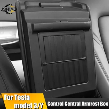 Yeni Gizli saklama kutusu Tesla Modeli Y Modeli 3 merkezi Kontrol Merkezi Kol Dayama Kutusu Gizli saklama kutusu Araba Modifikasyonu