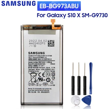 Orijinal Yedek Telefon Pil EB-BG973ABU Samsung Galaxy S10 S10 X SM-G9730 EB-BG973ABE 3300mAh Telefon Piller