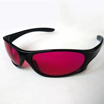 ZXTREE 1 adet Yeni Renk Körlüğü Gözlük Düzeltme Kadın Erkek Gözlük Kırmızı Yeşil Renk Kör Kart Test Sürücüsü Güneş Gözlüğü Kutusu Z1 2