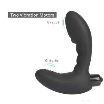 Anal kurşun vibratör Erkek Kadın Vajinal prostat masaj aleti Butt Plug Silikon Titreşimli Anal anal tıkaç Seks Oyuncak Butt Plug 2