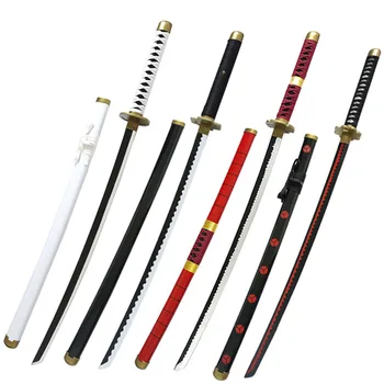 75 Cm 1: 1 Roronoa Zoro Üç Katana Japonesa Gerçek Kılıç Modeli Klasik Cosplay Silah Sahne Anime Aksesuarları Espada Çocuk Hediyeler 1