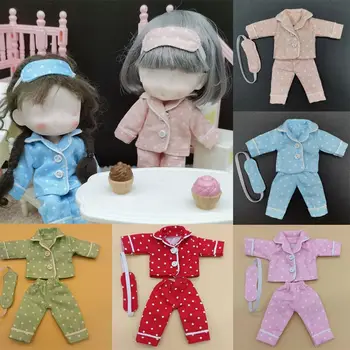 Yüksek Kalite ob11 obitsu 11 Aksesuarları 5 Renkler Bebek Pijama Uyku Giysileri Yeni Sevimli Giysiler 1/111/12 oyuncak bebek giysileri