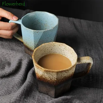 Sıcak satış Kemik Çini Komik Kahve Kupalar Porselen Çiçek Boyama Vintage Kırsal espresso bardakları Drinkware Taza çay bardağı Sanat satın almak online | İçecek / Birebiregitim.com.tr 11