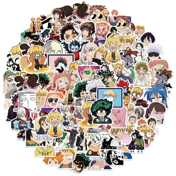 10/30/50/100 ADET Mix Karikatür Anime Titan iblis avcısı Çıkartmalar Kaykay Dizüstü Motosiklet Araba Çıkartmaları Çocuk Sticker Oyuncak 2