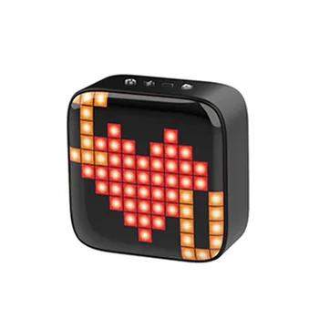 20221012gff Bluetooth hoparlör Karikatür taşınabilir kablosuz LED ışık stereo