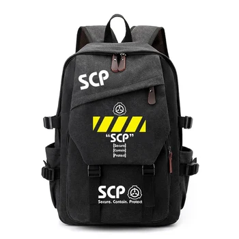 SCP Vakıf Sırt Çantası keten sırt çantası Öğrenci okul çantası Erkek Kadın omuz çantaları Sırt Çantası dizüstü bilgisayar seyahat çantaları 1